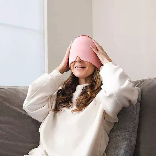 Gorro gel para migraña, dolor de cabeza